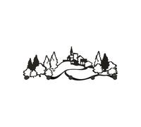 Crochet mural Arti&Mestieri Landscape 0AP2808C71 Noir