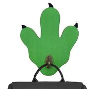 Crochet Mural Dinosaure - Crochets de Serviette Dinosaure Crochets Rustiques Montés | Pattes d'Animal en Bois Crochets Muraux pour Chambres Couloirs Salons