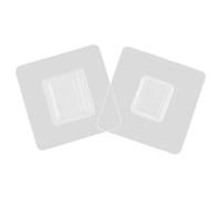 Crochet mural double face - Trous - Sans trous - Crochet adhésif transparent - Crochet mural anti-rayures - Durable - Accessoire de rangement - Salle de bain et cuisine