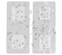 Crochet mural double face - Trous - Sans trous - Crochet adhésif transparent - Crochet mural anti-rayures - Durable - Accessoire de rangement - Salle de bain et cuisine
