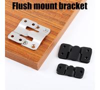 Crochet Mural En Acier Inoxydable, 2 Pièces, Cadre Photo, Trou De Serrure, Cintre, Clip Z, Canapé-Lit, Support De Montage Encastré, Connecteur De Meuble