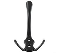 Crochet mural en alliage de zinc plaqué chrome pour le rangement de vêtements et d'accessoires fonctionnels dans les zones domestiques