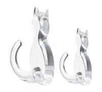 Crochet mural pour chat - Cintre en métal solide, crochet non percé, polystyrène Accessoires de rangement décoratifs modernes | Organisateur mural peu encombrant pour la salle de bain pour l'entrée