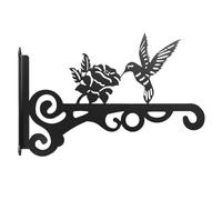 Crochet mural pour en forme de colibri, support de jardinière, lanterne, pour femmes et hommes, propriétaires, porche, terrasse, cour, cour, balcon, maison, appartement, salon, restaurant