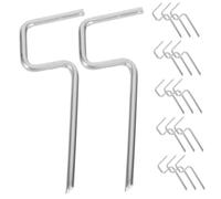 Crochet mural robuste, 30 pièces, crochets for cloisons sèches en acier inoxydable for accrocher des images for la décoration du bureau à domicile, conception permettant d'économiser de l'espace