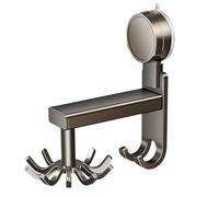 Crochet Mural Rotatif-organisateur Suspendu Adhésif, Ustensile À Ventouse Réutilisable, Support De Cuisine À Plateau Tournant | Cintre De Rangement Peu Encombrant, Pour Petit Appartement, Salle De Bai