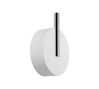 Decor Walther Crochet mural Stone WHG blanc, chrome PxHxP 5x6,5x2cm