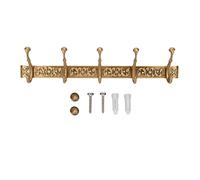 Crochet mural sur rail en aluminium vintage Space, monté derrière la porte, porte-manteau, porte-chapeau, crochet de suspension pour vêtements multi-scènes avec vis et chevilles