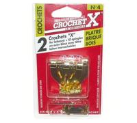 Crochet n°4 - lot de 3