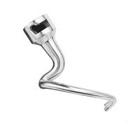 Crochet pétrin, compatible avec KitchenAid, K45 K45SS | KSM75, KSM90, KSM95, KSM100, KSM103, KSM110, KSM150; inox, 5.51x1.37inch