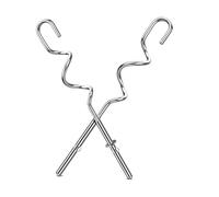 Crochet Pétrisseur De Rechange A44F For Batteur À Main, Compatible Avec Les Crochets Pétrisseurs For Batteur À Main KitchenAid KHM512, En Acier Inoxydable.