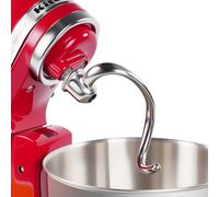 Crochet pétrisseur en acier inoxydable en spirale compatible avec les robots de cuisine KitchenAid 4,5L et 5L à tête inclinable, design en spirale polyvalent, pétrissage efficace, lavable au