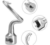 Crochet pétrisseur - RNEMITERY - K45DH - Acier inoxydable - Durable - Facile à nettoyer