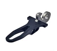 Crochet pliable pour selle de vélo fabriqué à partir d'alliage d'aluminium et d'acier inoxydable (noir)