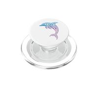 Crochet polynésien Maori Nouvelle-Zélande Tortue Maori Maori PopSockets PopGrip pour MagSafe