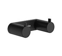 Crochet porte-serviettes mural hansgrohe AddStoris S 41785670, 2 crochets, noir mat