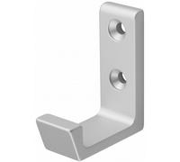 Crochet portechapeau-aluminium extrudé-argent mat HERMETA