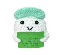 Crochet positif - Jouet en peluche amusant au crochet - souvenir en peluche - Décoration d'intérieur pour studio, fête, salon, chambre, salle de bain, maison, anniversaire, Noël