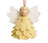 Crochet pour adultes débutants - Design d'ange inspiré, système d'apprentissage de patrons guidés, kit de création artisanale portable, kit d'activités artistiques relaxantes faites à la main | pour