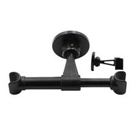 Crochet pour appuie-tête de voiture - Support de téléphone magnétique rotatif à 360 degrés - Crochet de rangement multifonction - Accessoires d'intérieur de voiture pour siège arrière, voiture,