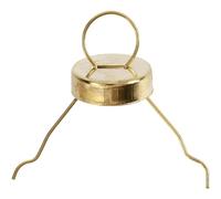 Crochet pour boule de Noël - 13 mm - Doré - 25 pcs