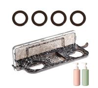 Crochet pour bouteille de gel douche - Support de rangement sans perçage | Porte-savon liquide mural | Pour salle de bain, hôtel, cuisine, anneaux, bijoux, boucles d'oreilles, produits de toilette