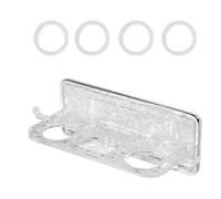 Crochet pour bouteilles de gel douche dans la salle de bain | Support d'organisation sans perçage | Crochet mural pour bouteilles de shampooing dans la salle de bain, pour la maison, l'hôtel, le