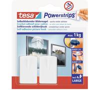 Crochet pour cadres tesa Powerstrips® tesa 58031-00020-20 blanc 2 pc(s)