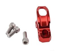Crochet pour casque Scooter avec Fixation Maître Cylindre Crochet(Red) | Intègre support maître cylindre, améliore pour la stabilité du frein, crochet pratique pour casque, finition soignée