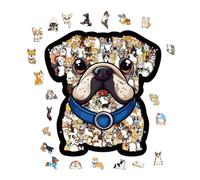 Crochet pour chien en forme d'animal, 160 pièces de jouet et précis, pour Janela Parede Toutes les Estações Ação de Graças Natal Páscoa Casa Lar e