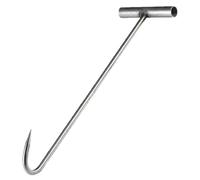 Crochet pour Couvercle de Regard,Lève-Couvercle de Regard à Crochet,Crochet Leve Plaque,Crochet De Poignée en T pour Trou d'homme,Crochet Simple pour Couvercles D'égout,Lève-Plaque D'égout 30 cm