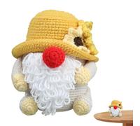 Crochet pour débutants, GNOME de Noël, Kits de Crochet pour débutants Adultes Tutoriels étape par étape Apprendre à Crocheter GNOME de Noël Kit de Tricot Bricolage pour Cadeaux d'anniversaire