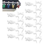 Crochet pour éclairage de Noël pour extérieur - 10 pièces crochets pour lumières LED de Noël, crochets d'éclairage résistants aux agents atmosphériques pour tuiles de toit, maison gouttières sophyte