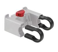 Crochet pour fixation Klickfix avant - KLICKFIX - 22-26 mm - gris/noir