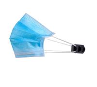 Crochet pour Masque Auriculaire PE Réutilisable 6 Pièces Noir | Réglage Derrière L’oreille, Stabilité Accrue, pour Garçon Fille et Sport en Extérieur, Usage Travail