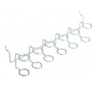 Crochet pour panneau perforé MOTTEZ, H.6 x l.22.5 x P.5 cm G