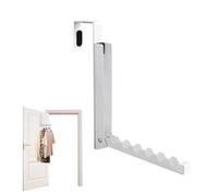 Crochet pour sécher la porte des vêtements - Crochet pliable en acier inoxydable à suspendre au-dessus de la porte | Grille de séchage 20 x 16,2 x 1,8 cm pour l'organisation de la lessive, serviettes