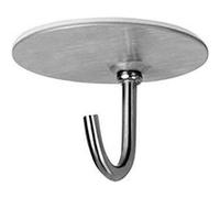 Crochet adhésif acier inox