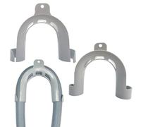 Crochet pour Tuyau de Sortie Universel, Tuyau de Vidange Coudé Universel en PVC, Coude pour Tuyau de Vidange, Tuyau D'évacuation Support pour Machine à Laver et Lave-vaisselle, 2 Pièces