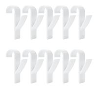Crochet Radiateur Seche Serviette, 10 Pièces Porte Serviette Radiateur, Crochet Pour Radiateurs Plastique Blanc, Crochet De Radiateur Pour Porte Serviettes Chauffant Salle De Bain Et Cuisine