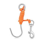 Crochet Récif Simple Plongée, Clip Ligne Anti Perte Acier Inoxydable Boucle Dégagement Rapide Lanière Bobine Accessoire Plongée Sous Marine Drift Diving Reef Sécurité Fourniture Dérive équipement