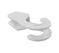 Crochet réglable rapide de 32 mm pour installation sécurisée de garde-boue de bateau et accessoires de câble (blanc)