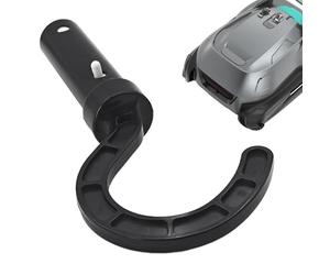 Crochet robot pour piscine - Outil d'aspirateur, clip d'accessoires télescopique, étagère de serrage pour câble de skimmer, buses de nettoyage, support de roue dentée pour l'entretien en plein air