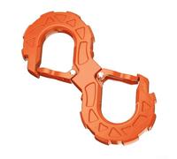 Crochet robuste en forme de S pour remorquage fiable outil de sauvetage essentiel pour les aventuriers (orange)