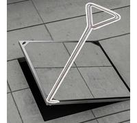 Crochet robuste pour couvercle de regard avec poignée triangulaire, tête pointue pour un levage facile, extracteur de couvercle de regard multifonctionnel de 60 cm pour colonnes montantes de