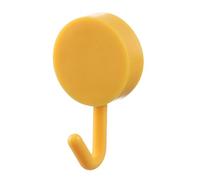 Crochet rond avec fixation adhésive sans, Yellow | Installation sans perçage, dédié pour clés et serviettes, organisation domestique pour cuisines