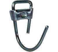 Crochet rond pour tuyau - profondeur 80 mm