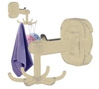 Crochet rotatif à six griffes, organisateur de crochets à six griffes - Crochet à ventouse rotatif à 360 degrés avec 6 | Organisateur de douche, rangement de salle de bain pour cuisine, salle