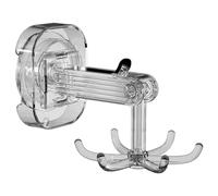 Crochet Rotatif À Six Griffes - Ventouse Rotative À 360 Degrés, Organisateur Multi-usage | Accessoire De Rangement De Douche, Porte-serviettes De Salle De Bain, Crochet Pour Ustensiles De Cuisine, Sol