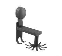 Crochet rotatif à ventouse pour ustensiles de cuisine Support en aluminium pour cuillères, louches, pinces et fouets (10 crochets)